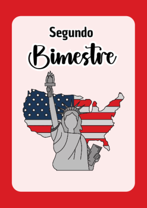 Portada de Segundo Bimestre para cuaderno para niños de primaria - estilo único para estudiantes