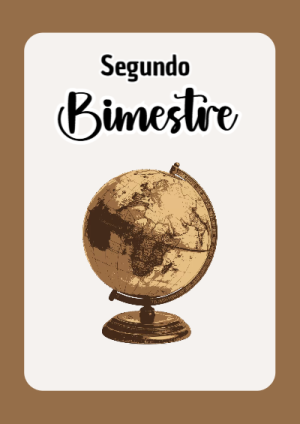 Portada de Segundo Bimestre para cuaderno decorativa y bonita - para todas las edades y grados