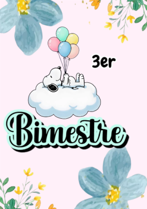 Portada de segundo bimestre para cuaderno escolar para imprimir gratis - tendencia educativa 2026