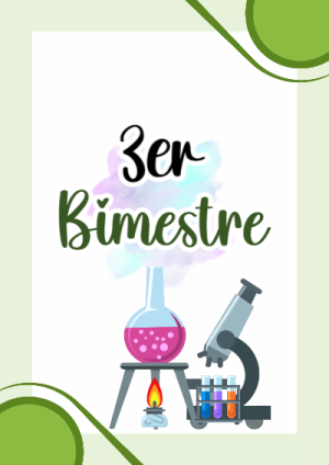 Portada de segundo bimestre para cuaderno en tamaño A4 - ideal para cuadernos de espiral