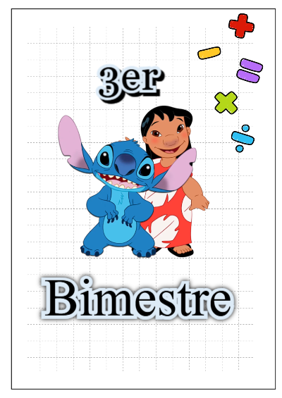 Portada de SEGUNDO BIMESTRE Editable para Imprimir Gratis