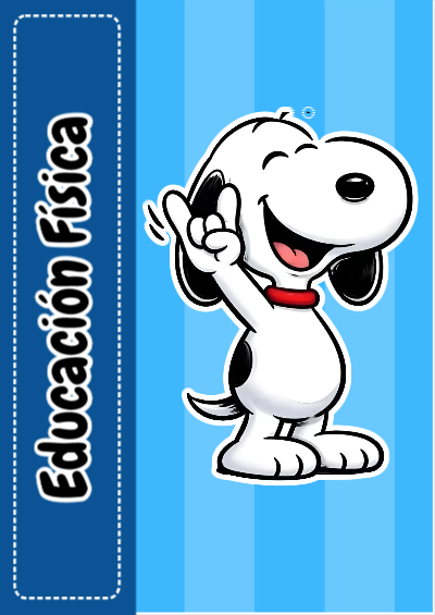 Portada de Educación Física Editable para Imprimir Gratis