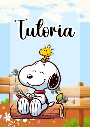 Portada de Snoopy - Tutoria para cuaderno llamativa y bonita - disponible para descarga gratuita