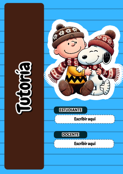 Portada de Tutoria Editable para Imprimir Gratis