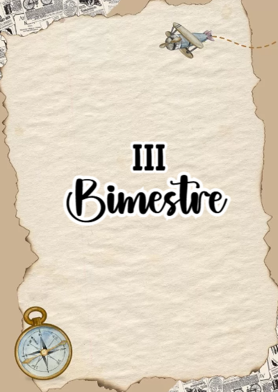Portada de Tercer 3er bimestre Editable para Imprimir Gratis