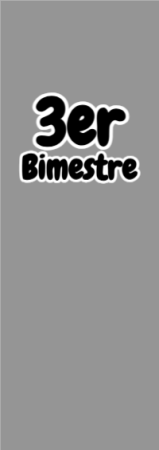Portada de Tercer Bimestre de 3cer para cuaderno con estilo creativo - diseño escolar moderno