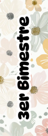 Portada de Tercer Bimestre de Tercer Bimestre de 3er Bimestre para cuaderno para primaria - creación especial de Mini Canva