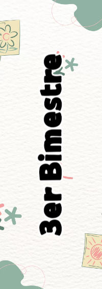 Portada de Tercer Bimestre de Tercer Bimestre de Hojas Editable para Imprimir Gratis