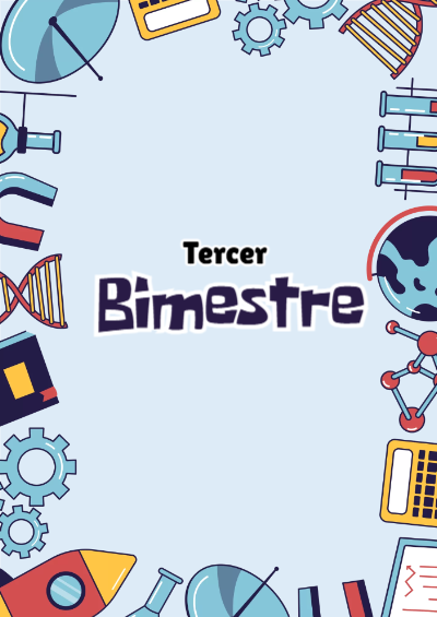 Portada de Tercer Bimestre Editable para Imprimir Gratis