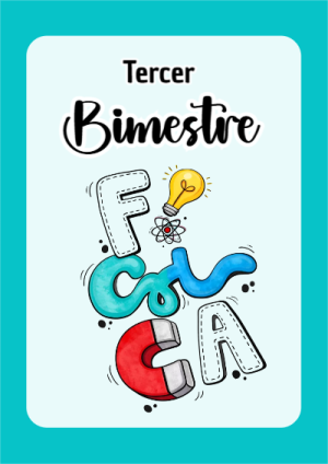 Portada de Tercer Bimestre para cuaderno personalizada para imprimir - diseño exclusivo y original