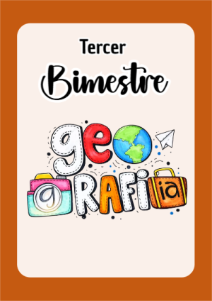Portada de Tercer Bimestre para cuaderno escolar para imprimir gratis - creación especial de Mini Canva