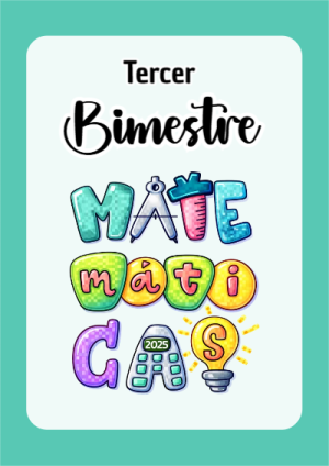 Portada de Tercer Bimestre para cuaderno para clases - versión premium para imprimir