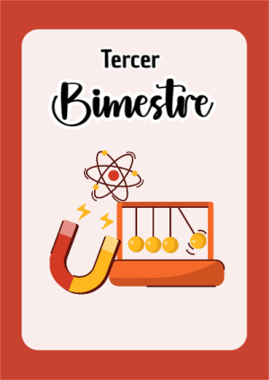 Portada de Tercer Bimestre para cuaderno bonita para imprimir - disponible para descarga gratuita