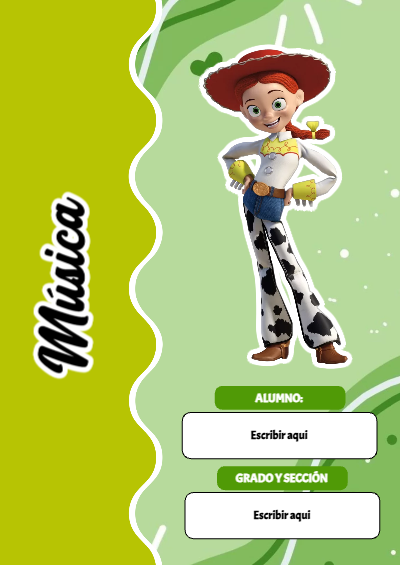 Portada de Toy Story de Música Editable para Imprimir Gratis