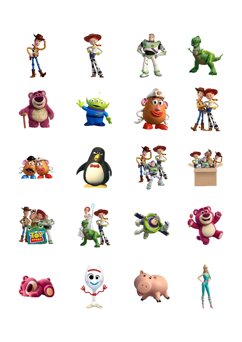 Stickers de TOY STORY para Imprimir y Recortar Gratis (Diseño 1)