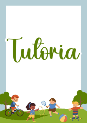 Portada de Tutoría para cuaderno decorativa y bonita - formato digital listo para usar