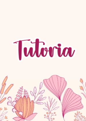 Portada de Tutoría para cuaderno con diseño escolar - ideal para cuadernos de espiral