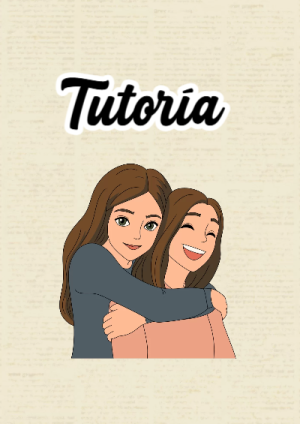 Portada de Tutoría para cuaderno decorativa y bonita - ideal para el nuevo año escolar