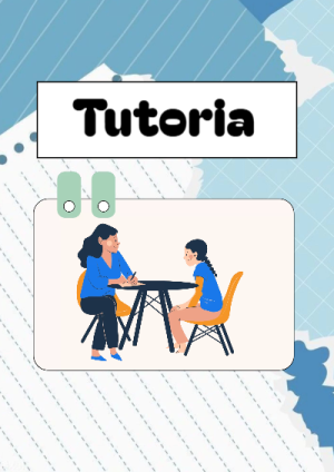 Portada de tutoria para cuaderno para primaria - ideal para cuadernos de espiral