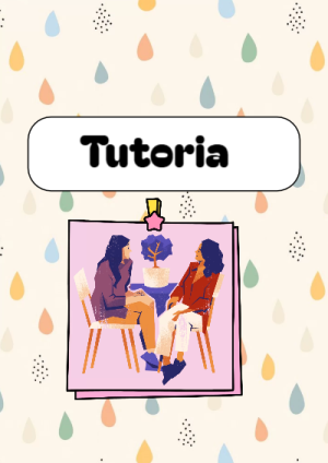 Portada de tutoria para cuaderno personalizada para imprimir - disponible para descarga gratuita