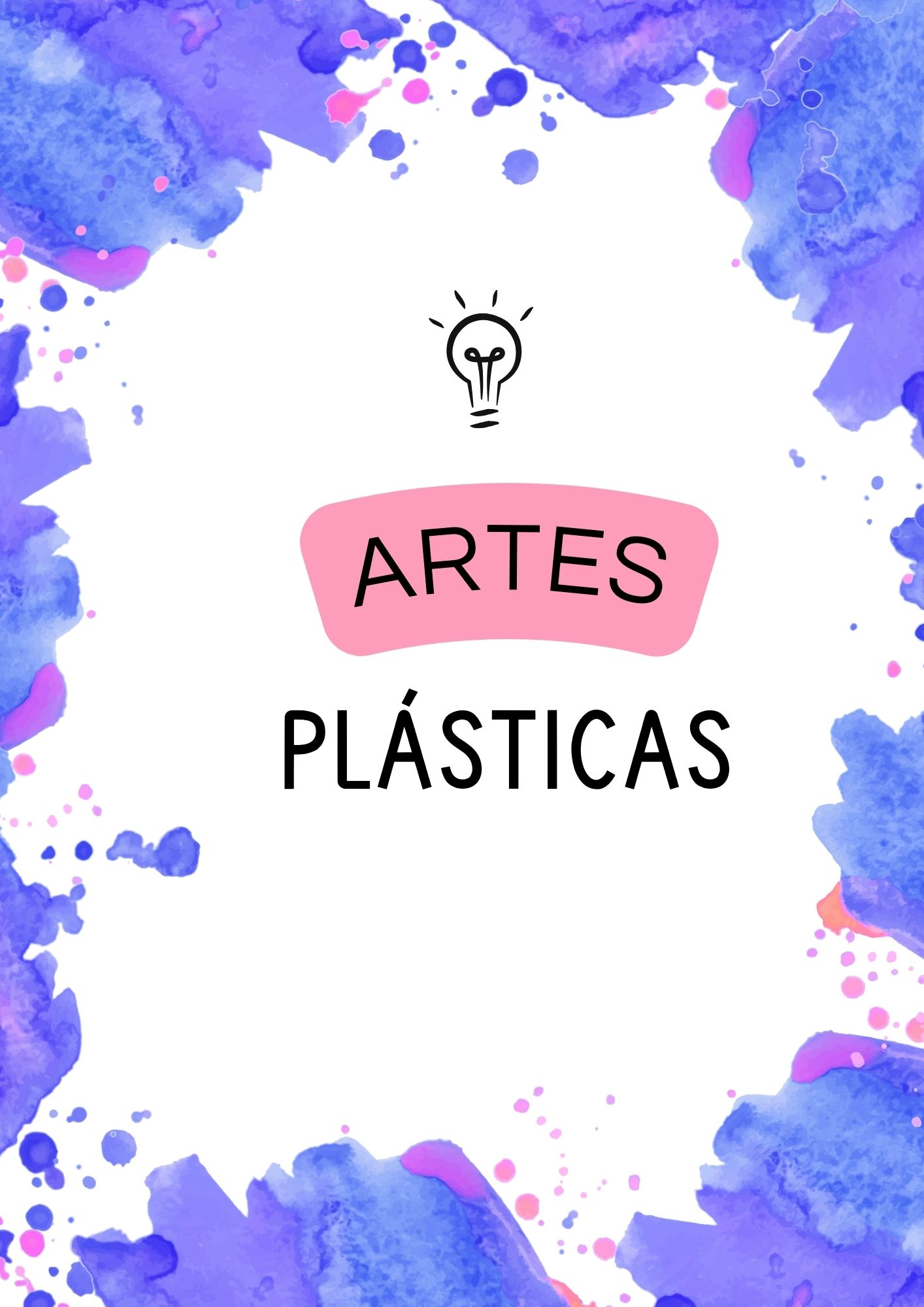portadas de artes plasticas