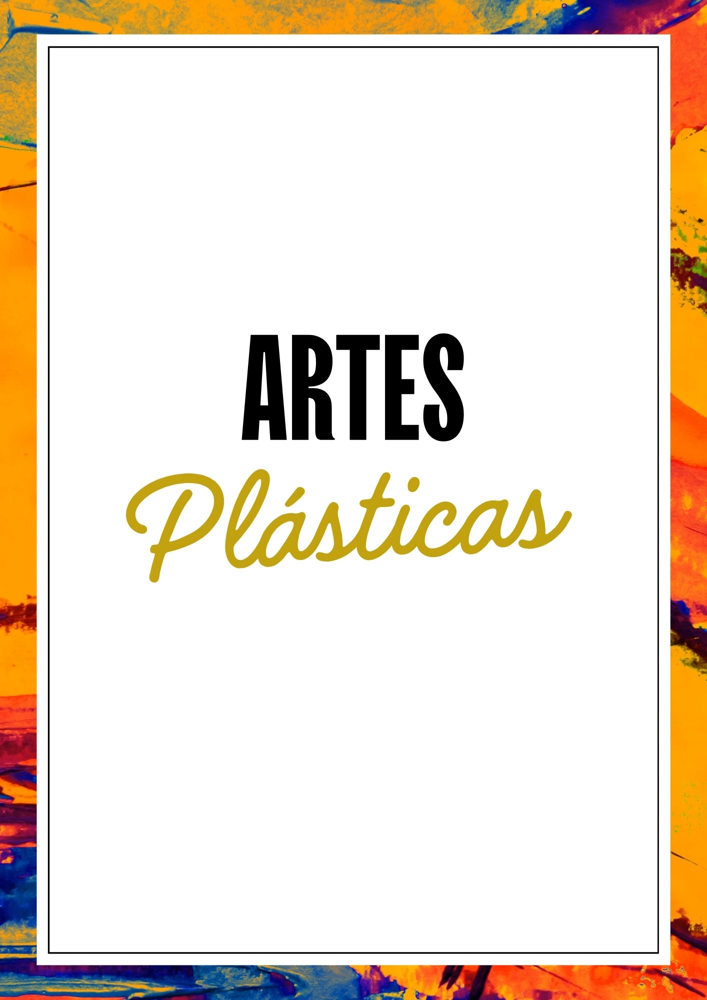 portadas de artes plasticas