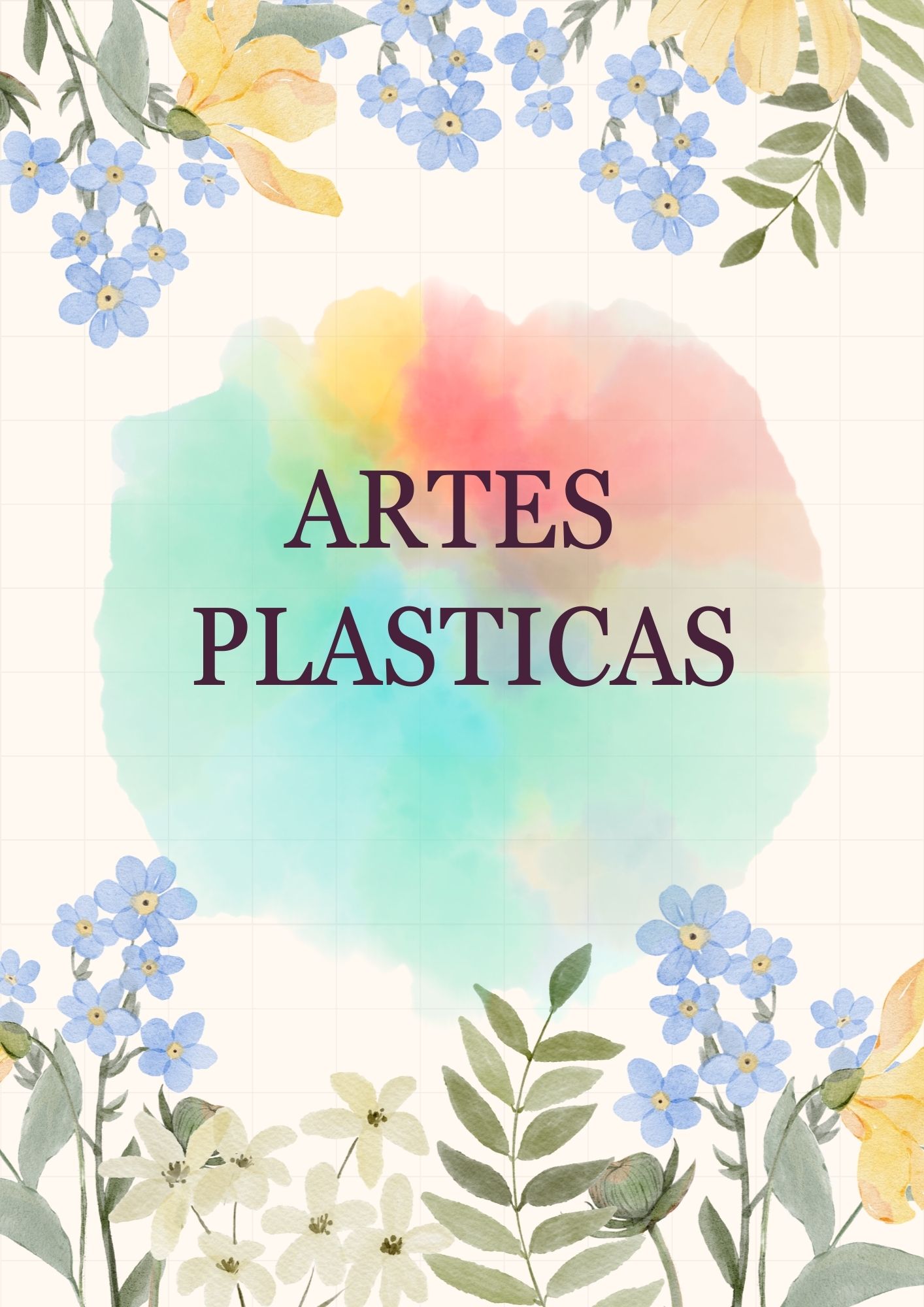 portadas de artes plasticas