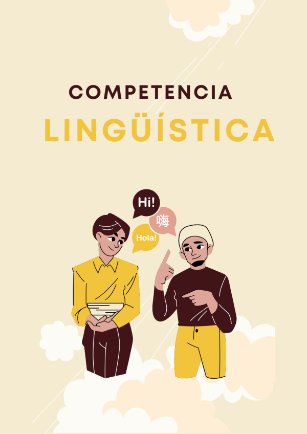 Portadas de Competencia lingüística