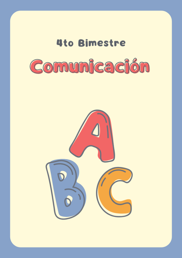 Portadas de Cuarto 4to Bimestre