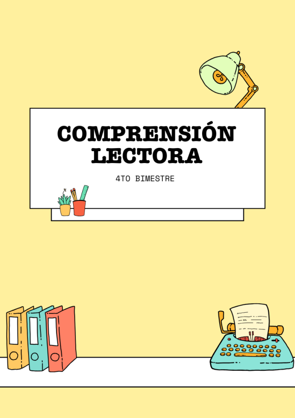 Portadas de Cuarto 4to Bimestre