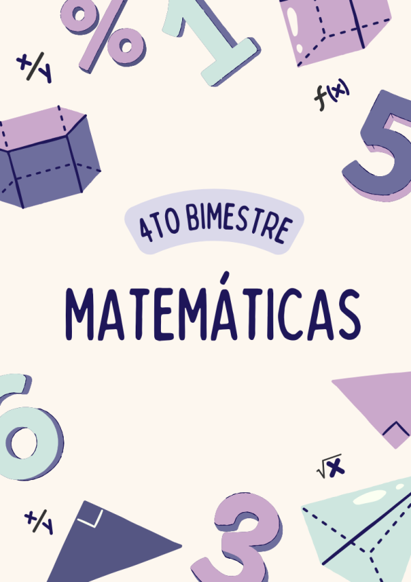 Portada de Cuarto 4to Bimestre