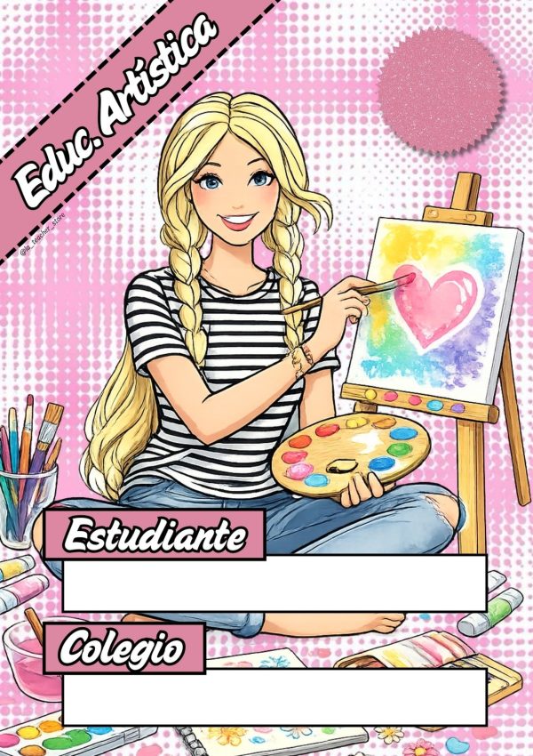 Portadas de Barbie para cuadernos de primaria