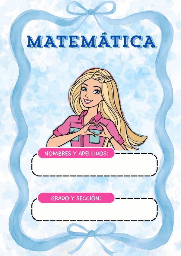 Portadas de Barbie para imprimir en A4