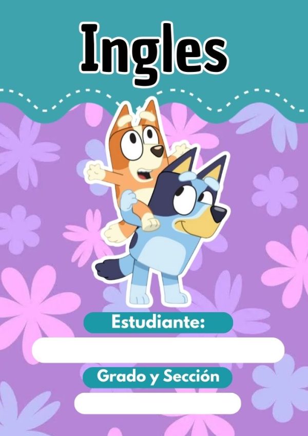 Portadas de bluey para imprimir en A4