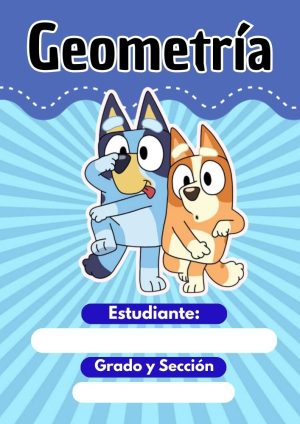 Portada de cuaderno de bluey para imprimir