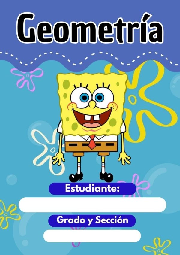 Portada de Bob Esponja para cuaderno tamaño A4