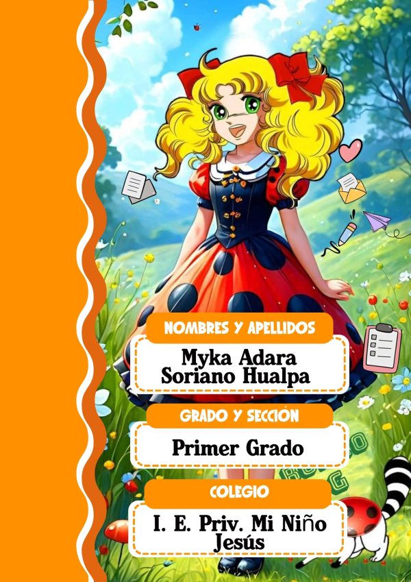 Portada de Candy Candy para cuadernos escolares