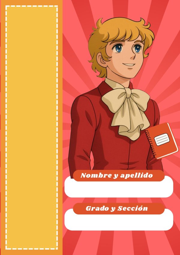 Portada de Candy Candy para cuaderno de clases