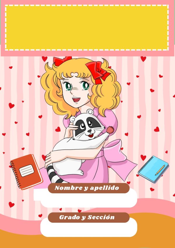 Portada bonita de Candy Candy para cuaderno