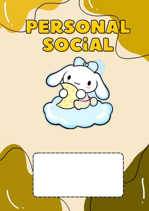 Portada de Cinnamoroll para cuaderno de clases
