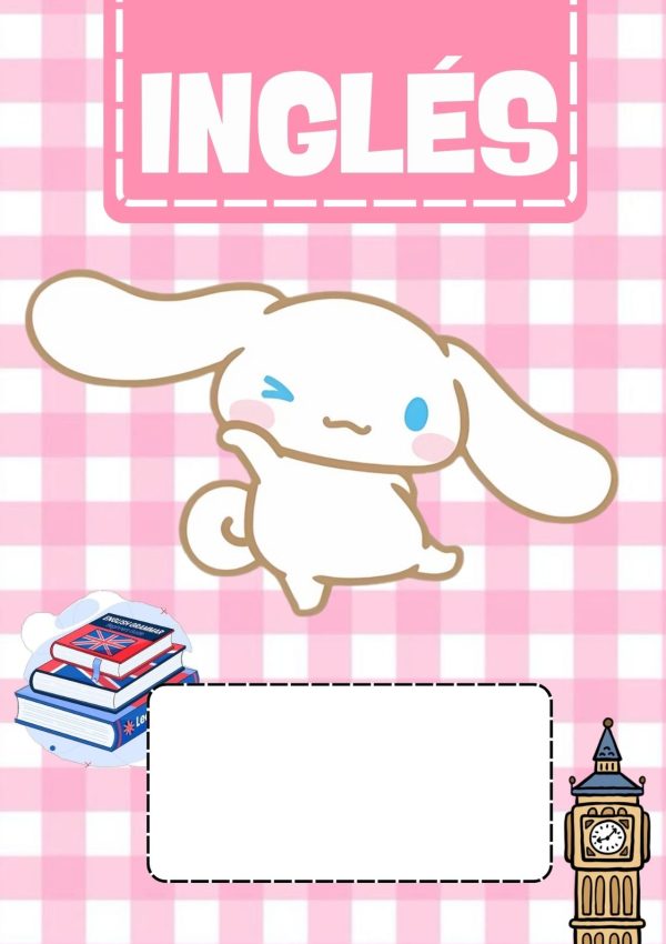Portada creativa de Cinnamoroll para cuaderno