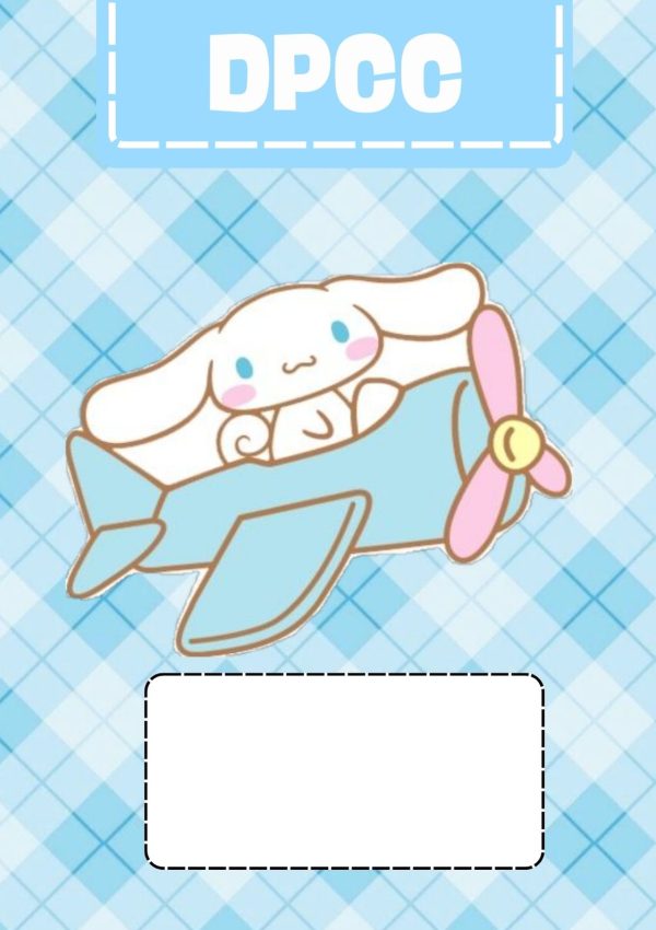 Portada de cuaderno Cinnamoroll para imprimir gratis