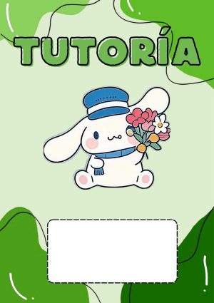 Portada de cuaderno de Cinnamoroll lista para imprimir