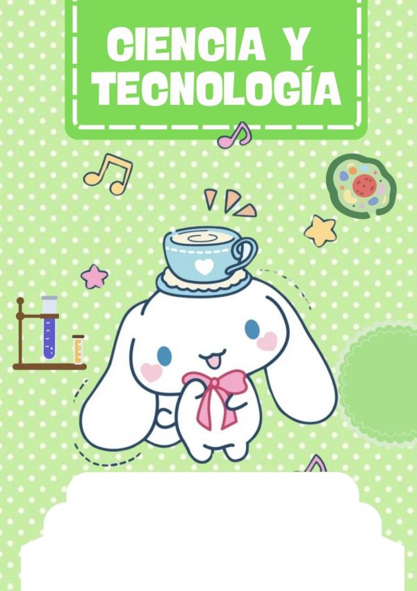 Portada de Cinnamoroll para cuadernos de primaria