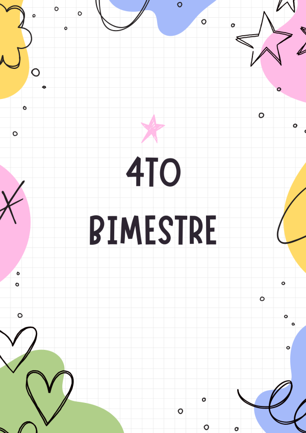 Portada de Cuarto 4to Bimestre