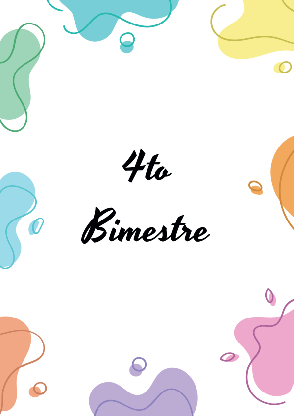 Portada de Cuarto 4to Bimestre