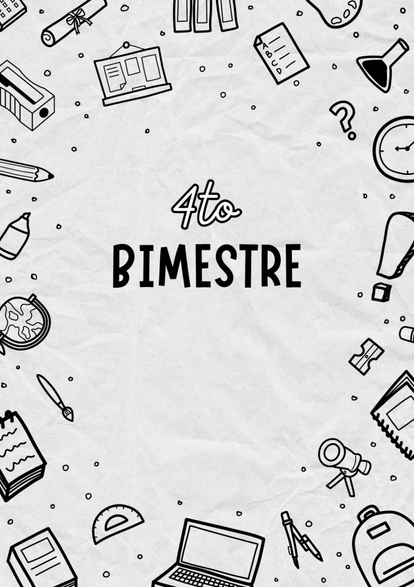 Portada de Cuarto 4to Bimestre