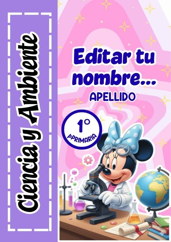 Portada de Disney para cuaderno tamaño A4