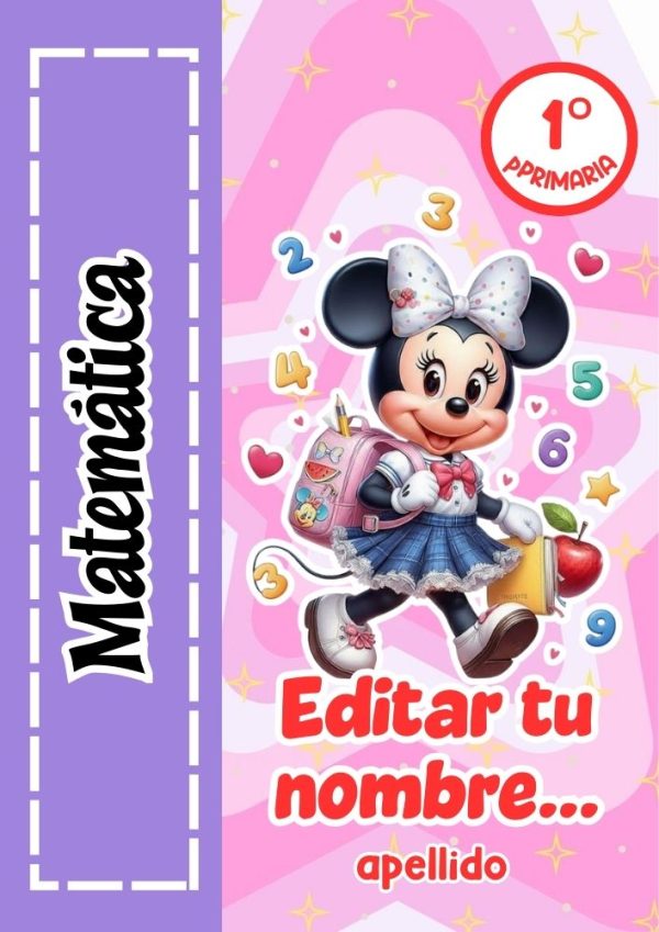 Portadas escolares de Disney para imprimir