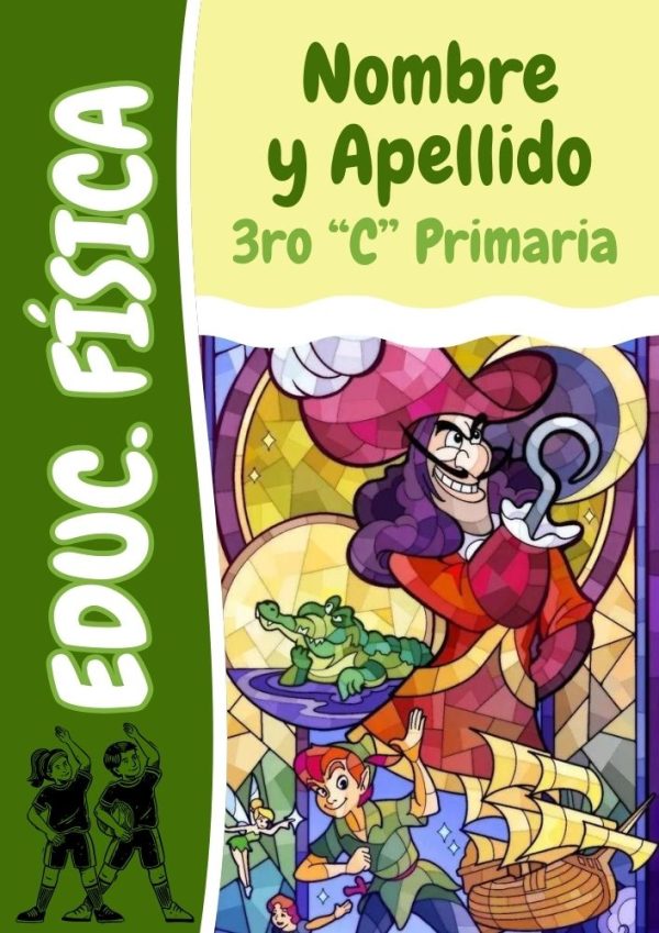 Portada de cuaderno temática Disney para imprimir